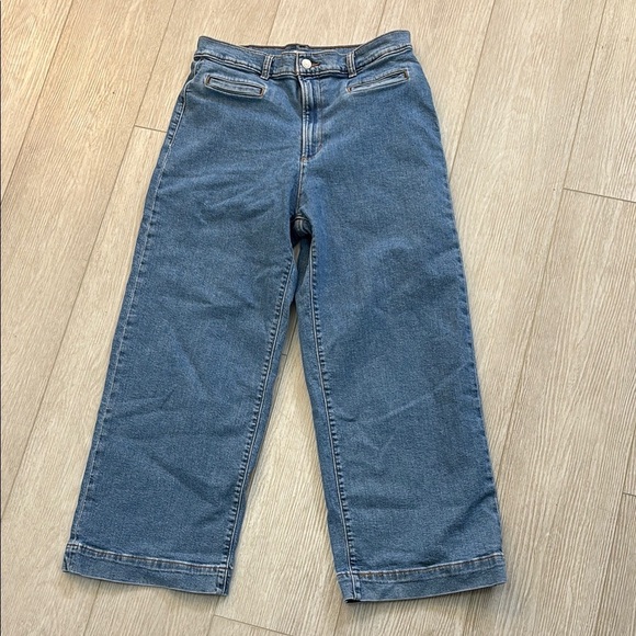Levi’s Ribcage Wide Leg Cropped Women's Jeans in Color Stoned-silly size 30 - Picture 1 of 13